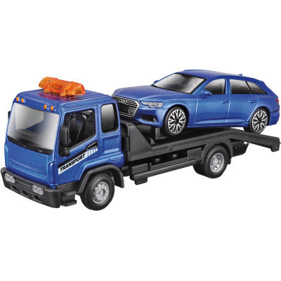 Спецтехніка Bburago Евакуатор з автомоделлю Audi A6 Avant (18-31418) Вінниця - фото 1