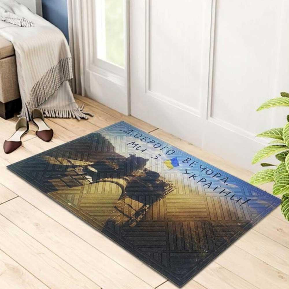 Килимок К-602 придверний принтований 45х75см Харків - фото 1