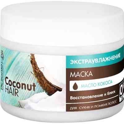 Маска для волосся Dr. Sante Coconut Hair Відновлення та блиск 300 мл (4823015938283) Вінниця