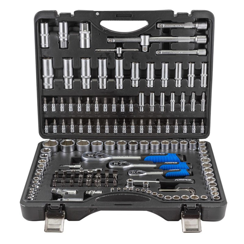 Набір інструментів 150пр. 1/2",1/4",3/8" (6гр.) (4-32мм) Одеса - фото 1