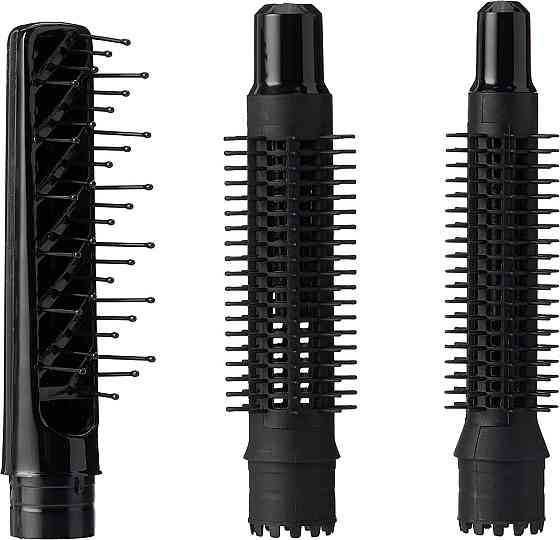Повітряний стайлер для волосся TRESemme Full Finish фен-щітка 300W з 3 насадками та англійською вилкою (Black) Київ