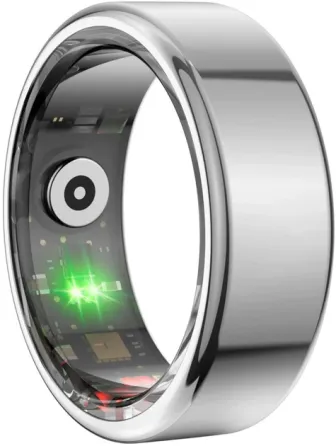Смарт-кільце смарт-каблучка Smart Ring JRING розмір 11 silver з датчиками кисню та серцебиття Дніпро