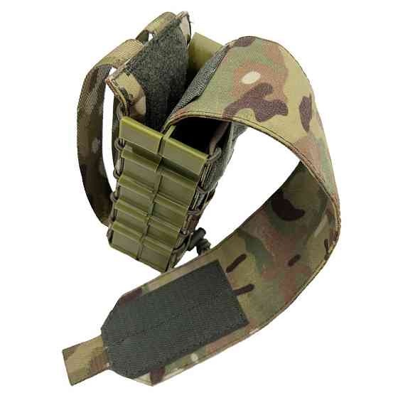Підсумок на 2 магазини корпусний з клапаном Cordura 1000 D (Мультикам, Піксель MM-14, Олива, Койот) Киев