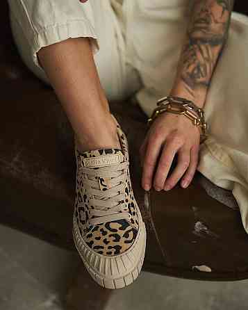 Кеды женские Stella Vinci леопард натуральная замша 37-40р. (5399) Коломыя