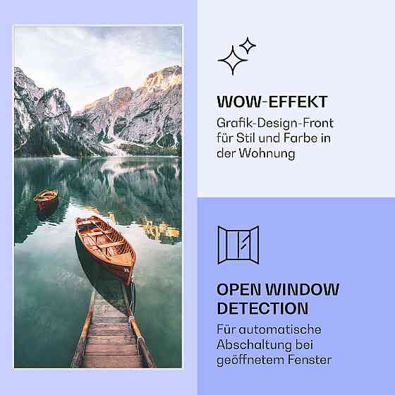 Wonderwall Air Art Розумний інфрачервоний нагрівач Морський вертикальний 60x120 см 700 Вт 60 x 120 см Рівне