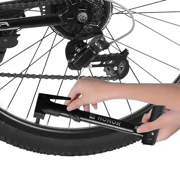 Портативный велосипедный насос с иголкой Feel Fit QT-021 Черный Бровары - изображение 5