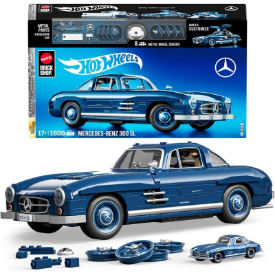 Конструктор Hot Wheels Brick Shop Mercedes-Benz 300 SL 1600 деталей (HWW25) Винница - изображение 1