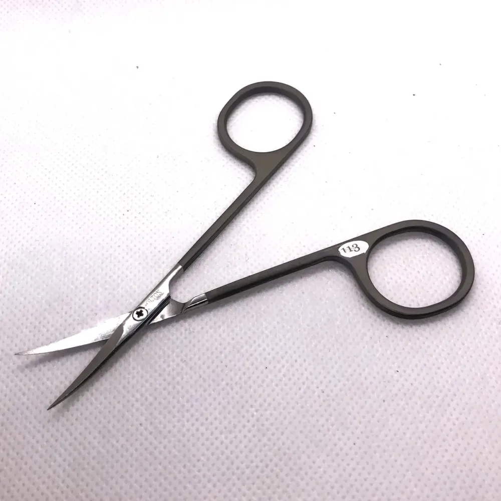 OLTON профессиональные ножницы для кутикулы, титановые 113 мм. С тонкими изогнутыми режущими полотнами. Киев - изображение 4