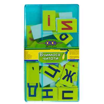 Навчальний набір ZiBi Вчимося читати український алфавіт (ZB.4921) Вінниця