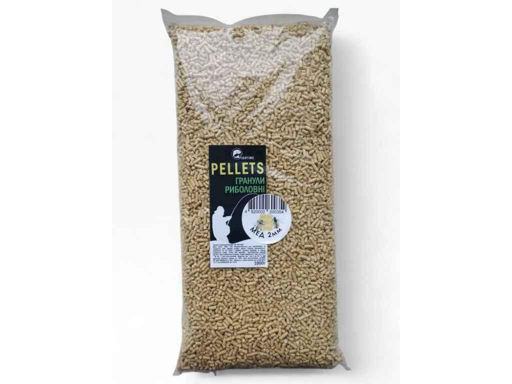 Принада в гранулах Pellets Мед 2мм 1кг ТМ FISHTIME Киев - изображение 1