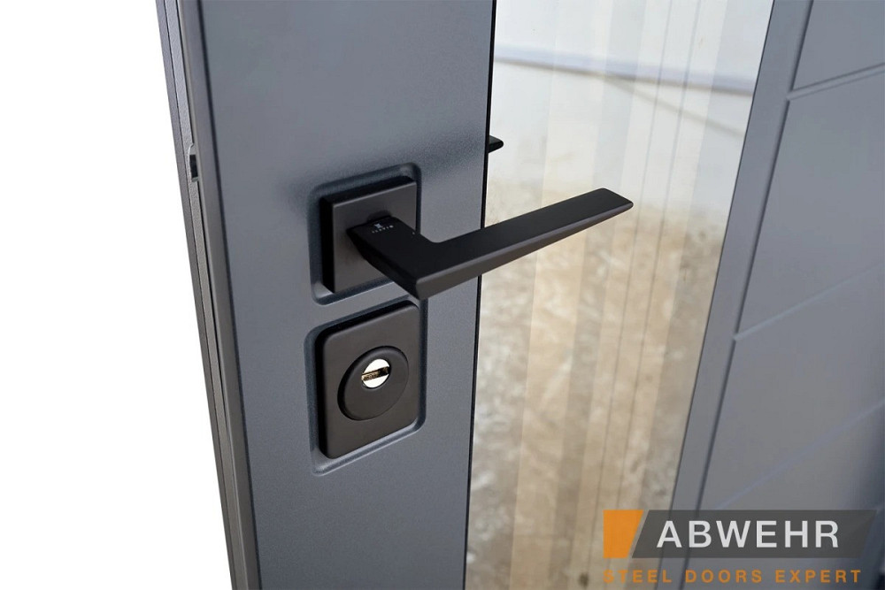 Двери уличные, модель 367 UFO RAL 7016 ТЕРМОРАЗРЫВ Киев - изображение 6