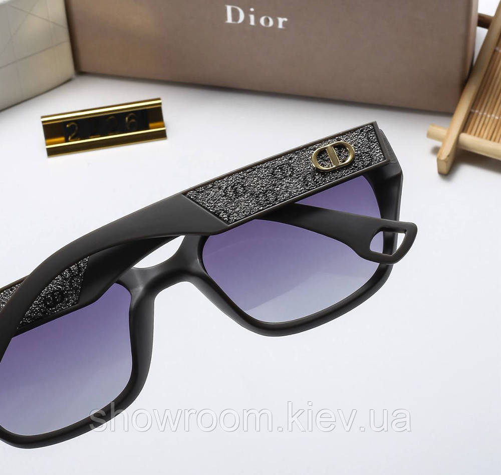 Жіночі брендові сонцезахисні окуляри (5121) сірі Київ - фото 2