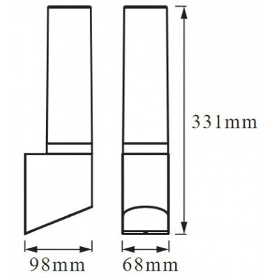 Світильник Osram ENDURA STYLE LANTERN FLARE WALL 7w (470Lm) 3000K (4058075478039) Вінниця - фото 3