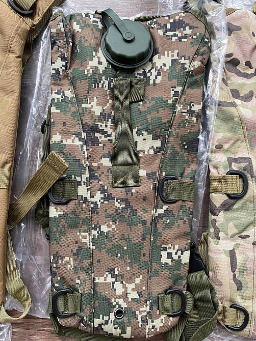 Гідратор тактичний військовий армійський на 2,5 л для води, рюкзак гідратор питна система фректарн Днепр - изображение 5