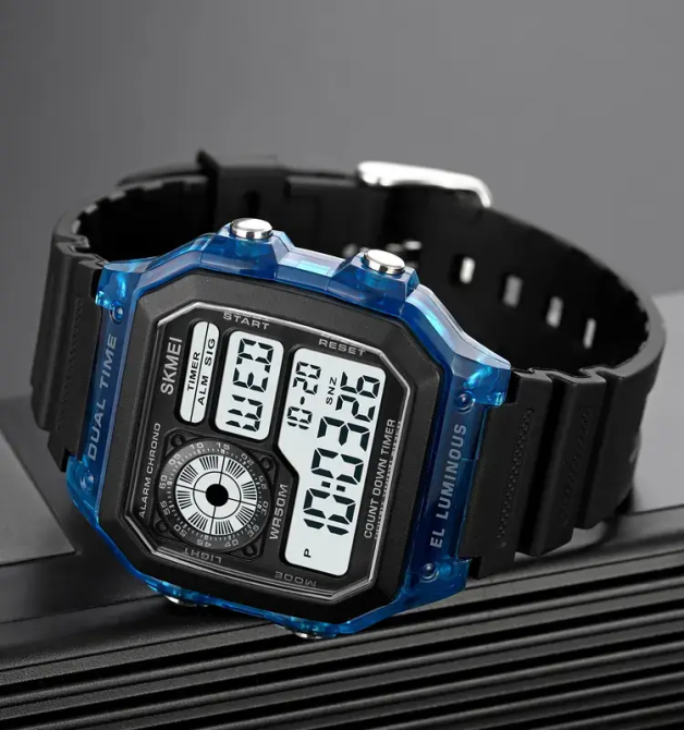 Мужские наручные спортивные часы Skmei 1998 (Синий) Винница - изображение 6