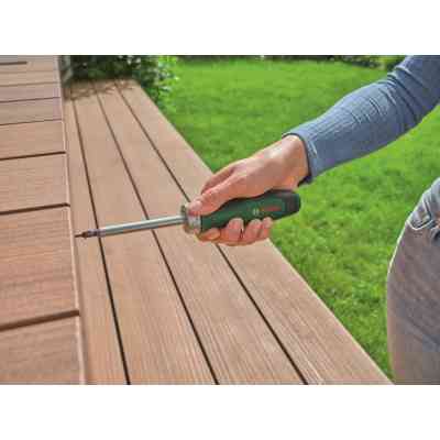 Отвертка Bosch с трещоткой, 205мм, сталь CrV (1.600.A02.Z99) Винница