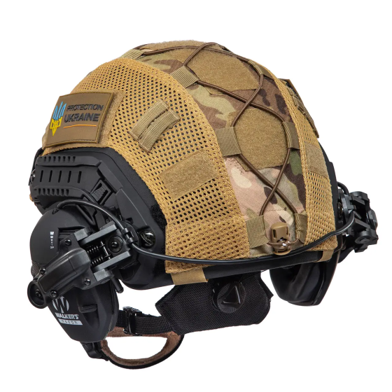 Шолом Fast Team Wendy Helmet NIJ IIIA + навушники Walkers Razor Slim + чебурашки + кавер (S) Вінниця