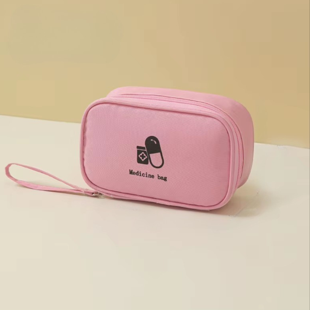 Сумка аптечка для медикаментів  для подорожей дорожня, таблетниця, компактна для ліків, рожева Кам'янець-Подільський - фото 1