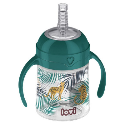 Поильник-непроливайка Lovi Jungle Vibes с трубочкой и утяжелителем 150 мл (35/366) Винница - изображение 9