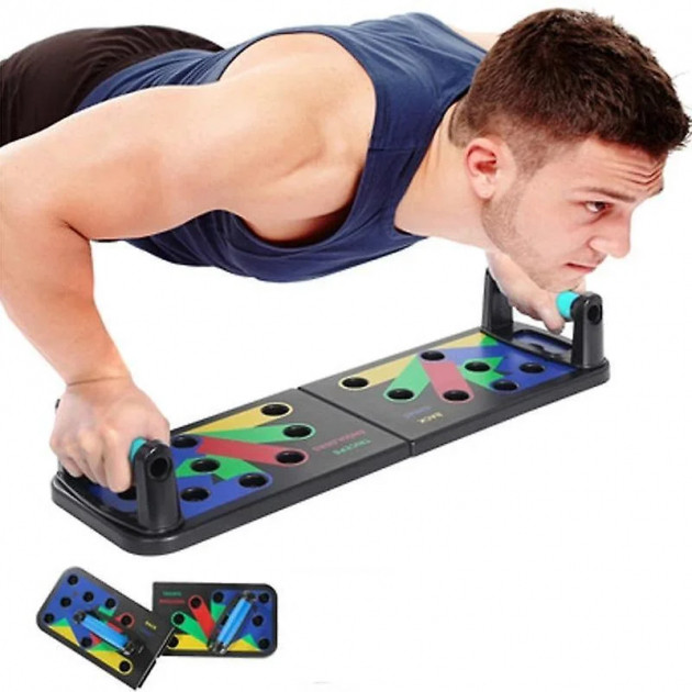 Упорами для отжимания push Foldable Push Up, Подставки для рук для отжимания Доска тренировок мышц DC-95 Львов - изображение 9