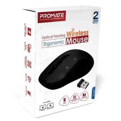 Мышка Promate Slider Wireless Black (slider.black) Винница