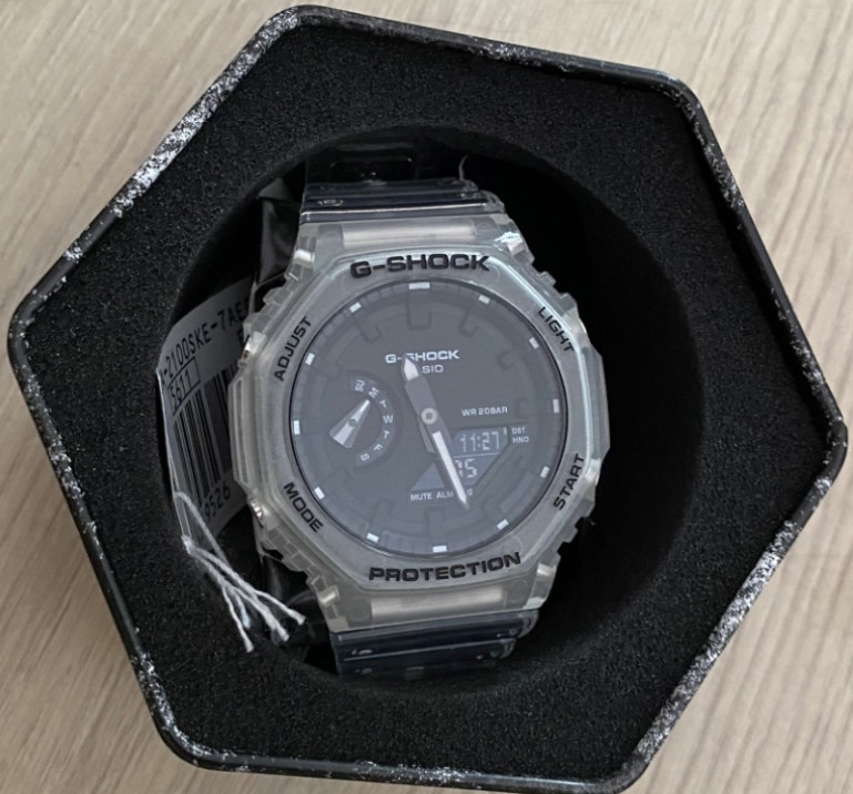 Часы Casio G-Shock GA-2100SKE-7AER Sceleton Limited Edition. Київ - фото 2
