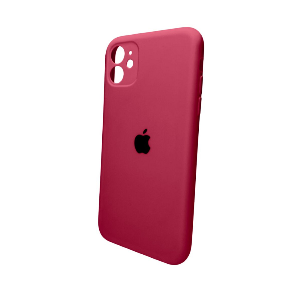 Чохол для смартфона Silicone Full Case AA Camera Protect for Apple iPhone 11 Pro Max кругл 35,Maroon Киев - изображение 1