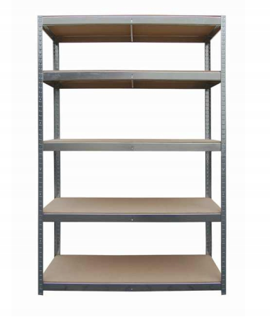 Стеллаж металлический 180х90х40 см 5 полок, нагрузка - 175 кг на полку (Серый) Польша Киев
