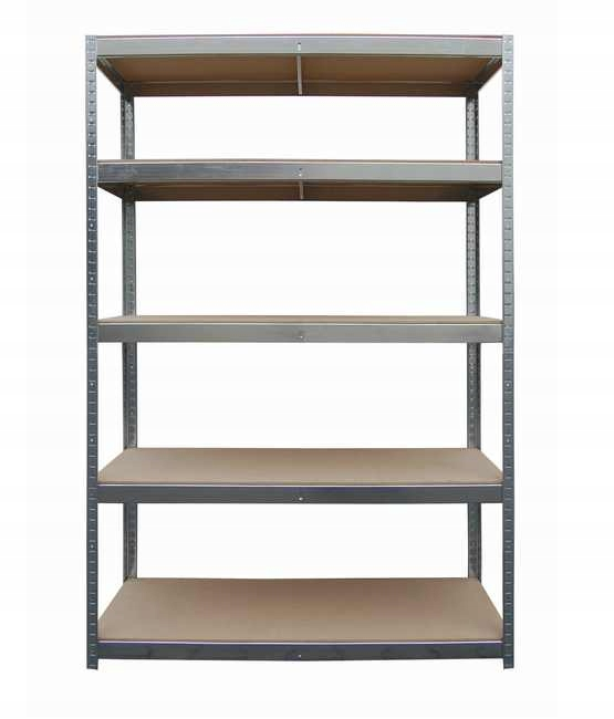 Стеллаж металлический 180х90х40 см 5 полок, нагрузка - 175 кг на полку (Серый) Польша Киев - изображение 3