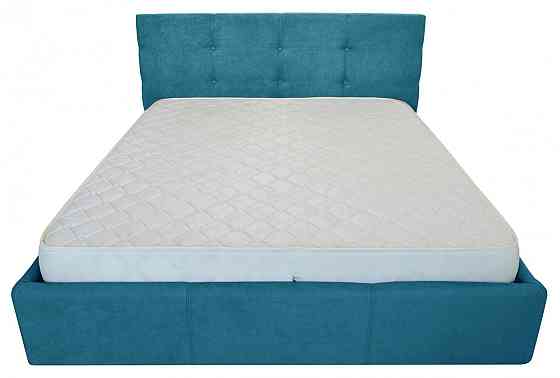 Кровать Двуспальная Manchester Comfort 180 х 200 см С подъемным механизмом и нишей для белья Голубой Днепр