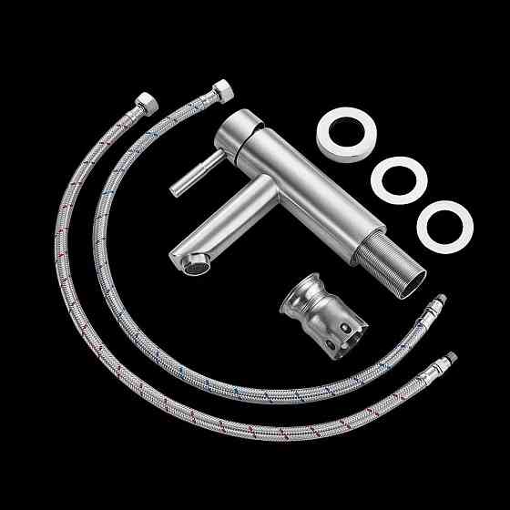 Змішувач для раковини Lidz (NKS) 12 32 001F, нікель (LIDZNKS1232001F) Київ