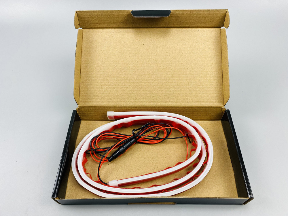 Стрічка LED додаткового підсвічування фар Гнучка світлодіодна смуга освітлення денні ходові вогні Мукачево - фото 9