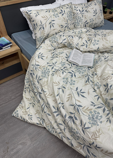 Комплект постельного белья, Decorator Isadora Полуторный 145х215 с цветочным принтом (88-001) Киев - изображение 6