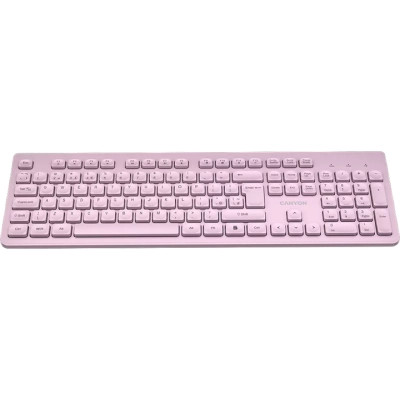 Клавіатура Canyon HKB-W01 Silent Wireless UA Pink (CNS-HKBW01P) Вінниця - фото 3