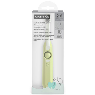 Дитяча зубна щітка Suavinex від 2 до 6 років, STAGE 2, зелена (403014) Вінниця - фото 4