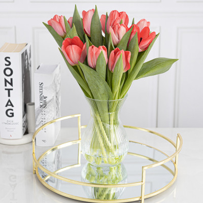 Ваза Trend Glass Asta Ribs 18 см (35446) Винница - изображение 2