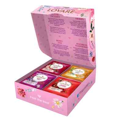 Чай Lovare Ассорти Цветочный 4 вида по 8 шт (lv.79686) Винница