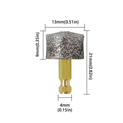 Насадка для шліфування кігтів з алмазним напиленням 80 грит, хвостовик 4 мм, для домашніх тварин Київ