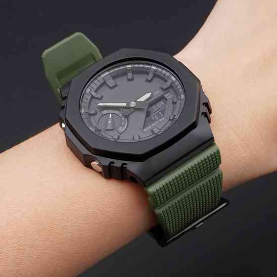 Ремінець для Casio G-Shock GM-2100 B Army Green BK SBR Київ