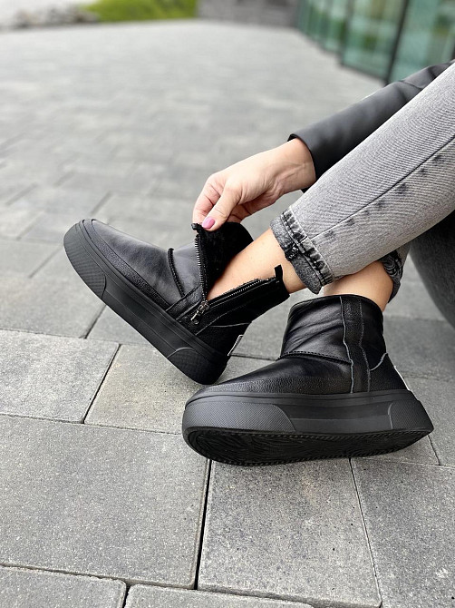 Marko Угги жіночі DE MARKO чорні натуральна шкіра зима 38р.39р. (4850) Коломия - фото 8