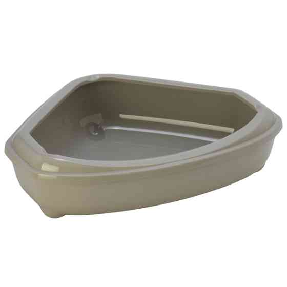 Moderna МОДЕРНА КОЗИ туалет для кошек, угловой с бортиком, 55х45х14 см Киев