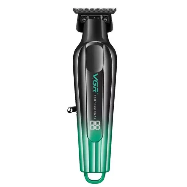 Машинка для стрижки VGR V-935 Black/Green: 7 Вт, 7000 об/хв, 2000 мА·год, 180 хв, LED, 5 насадок, чорно-зелена Одеса - фото 5