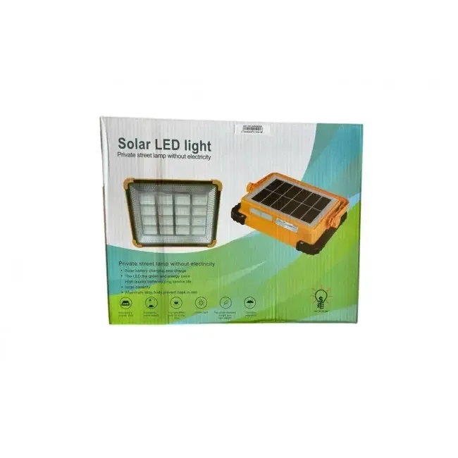 Вуличний світлодіодний прожектор LR-150 Solar LED light (акумуляторний, сонячна панель, PowerBank, USB, IP65) Одеса - фото 1