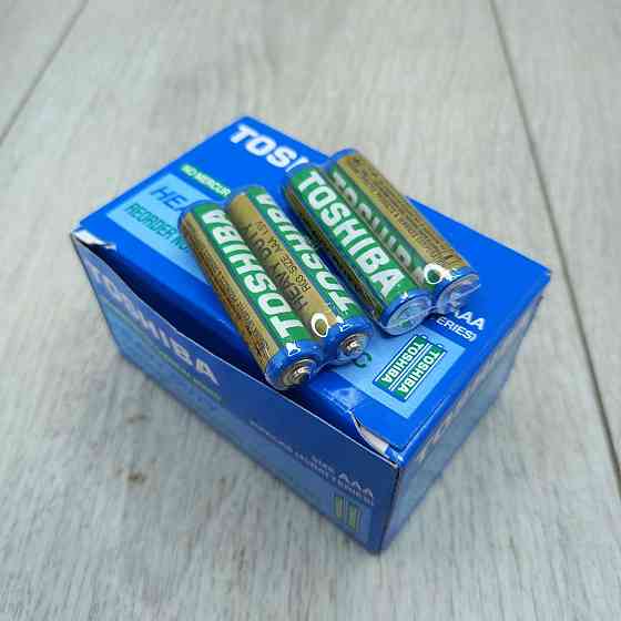 Батарейки Toshiba AAA R3 сольові 40 шт - універсальні елементи живлення для пультів, годинників та іграшок Харків