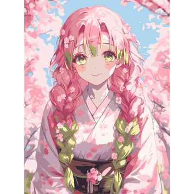 Картина по номерам Santi Demon Slayer Mitsuri Kanroji 30*40 см (955042) Винница