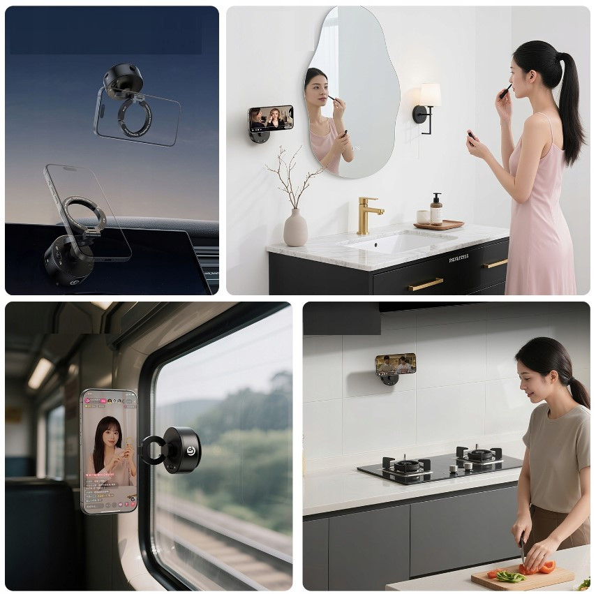 Присоска електрична для телефону MagSafe MagLock Ulanzi SK-22 Київ - фото 5