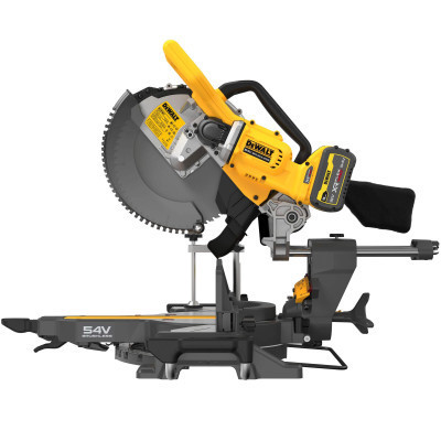 Торцовочная пила DeWALT 54В XR Li-lon 2x3Ah, 305x30 мм, 3800 об/мин, XPS, 23.2 кг (DCS781X2) Винница - изображение 12