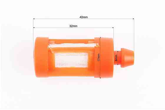 Фільтр паливний - елемент (сітка) d-8,0mm, D-17mm, L-42mm Київ