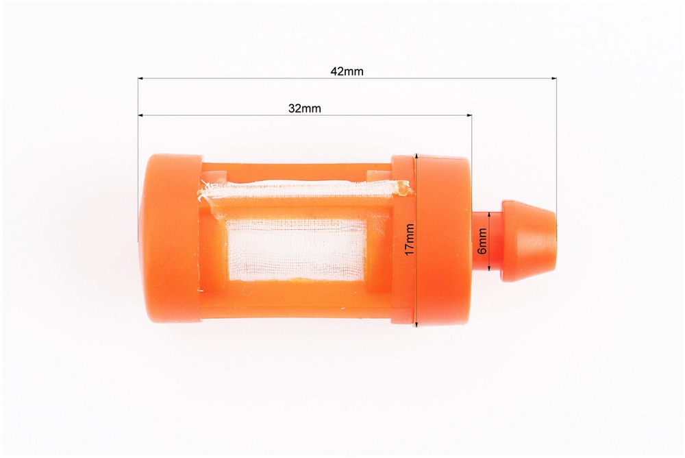 Фільтр паливний - елемент (сітка) d-8,0mm, D-17mm, L-42mm Київ - фото 2