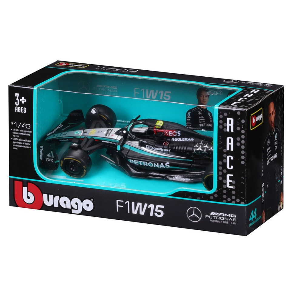 Коллекционная автомодель Mercedes-AMG F1 W15 Performance (2024) Bburago 18-38208, 1:43 масштаб Винница - изображение 1